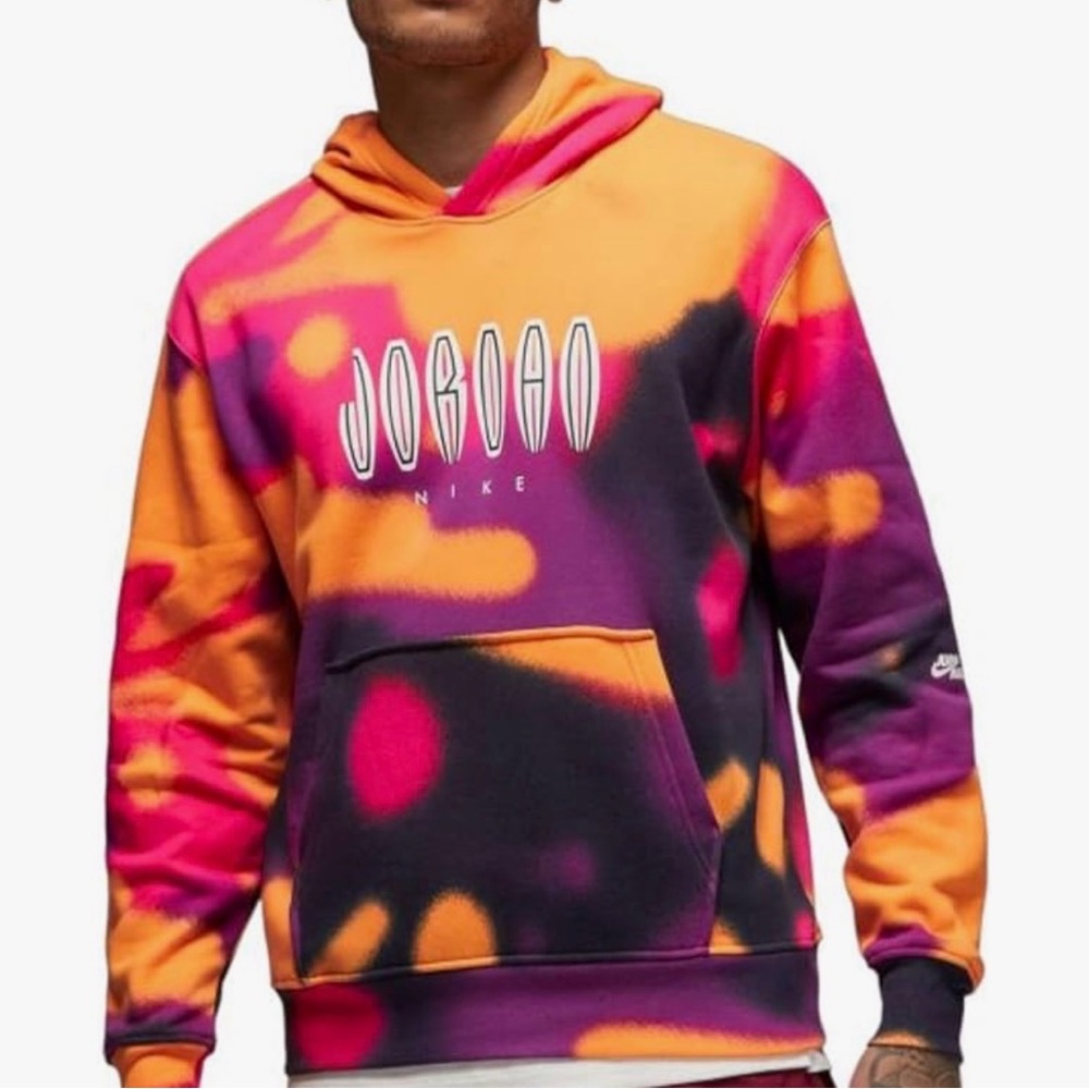 Nike Jordan Men's MVP All-Over Print Hoodie. Men’s small.